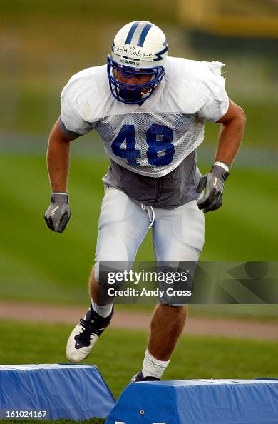 John Rudzinski CO--AUGUST 17TH 2004--Air Force inside linebacker, John ... News Photo ...
