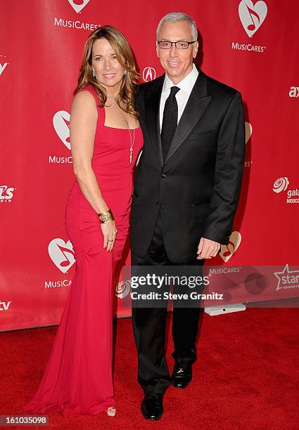 Dr. Drew Pinsky and wife Susan Pinsky attend MusiCares Person Of The Year Honoring Bruce Springsteen at Los Angeles Convention Center on February 8,...