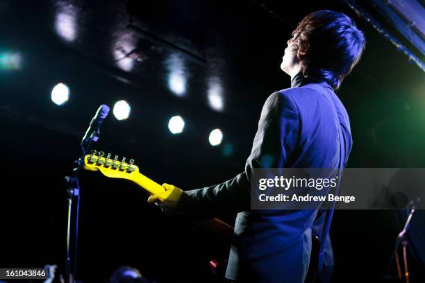Ross Farrelly and Josh McClorey of The Strypes perform on stage on February 8, 2013 in Manchester, England.