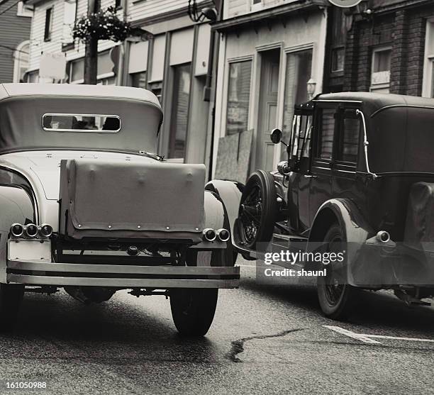 vintage de tráfego - 1920 car imagens e fotografias de stock