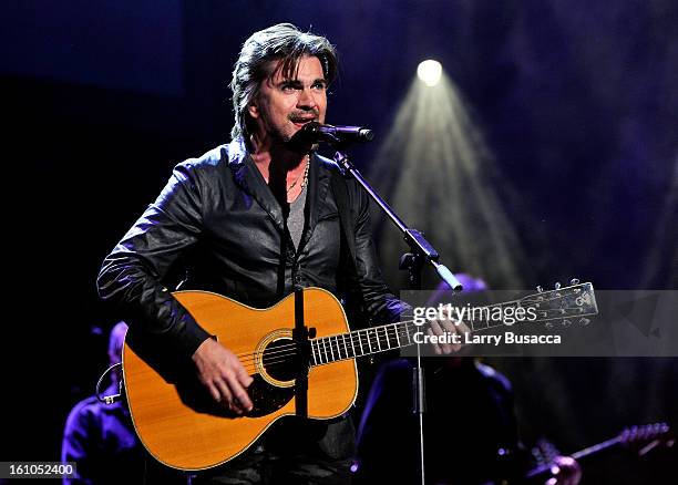 Juanes performs onstage at MusiCares Person Of The Year Honoring Bruce Springsteen on February 8, 2013 in Los Angeles, California.