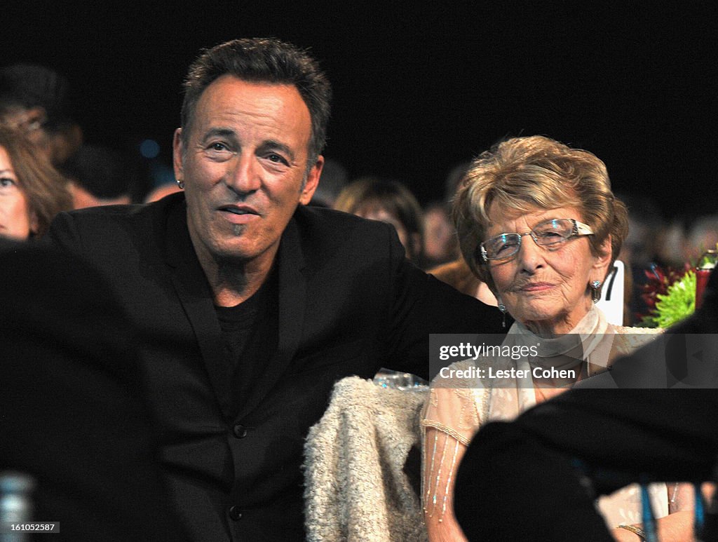 The 55th Annual GRAMMY Awards - MusiCares Person Of The Year Honoring Bruce Springsteen - Backstage and Audience