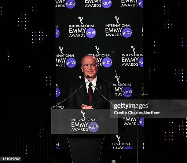 International Academy Of Television Arts & Sciences President & CEO Bruce L. Paisner attends The Inaugural International Emmy Kids Awards at The...