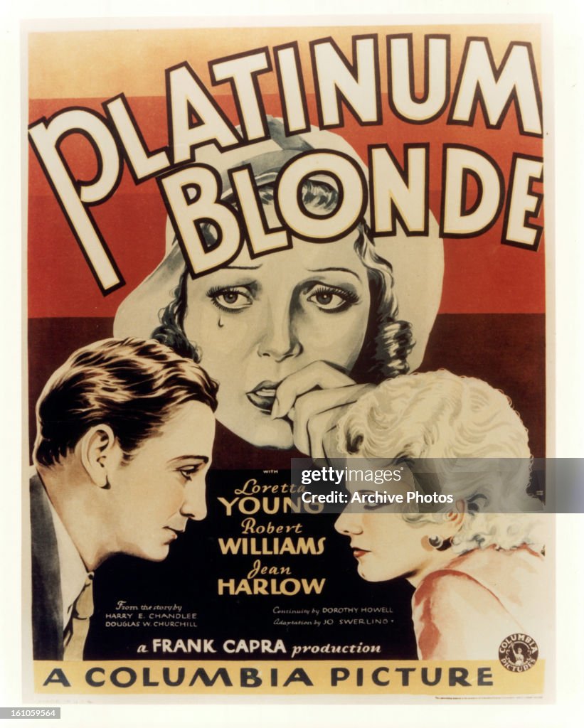 Robert Williams And Jean Harlow In 'Platinum Blonde'