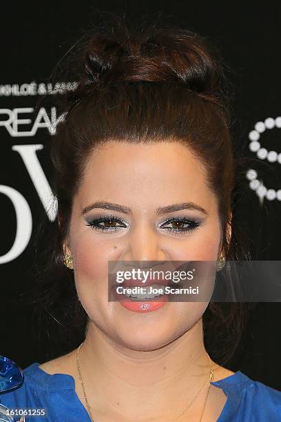 Khloe Kardashian launches "Unbreakable Love" Fragrance at Sears on February 8, 2013 in Downey, California.