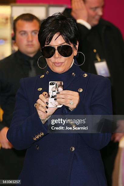 Kris Jenner atttends Khloe Kardashian's launch "Unbreakable Love" Fragrance at Sears on February 8, 2013 in Downey, California.