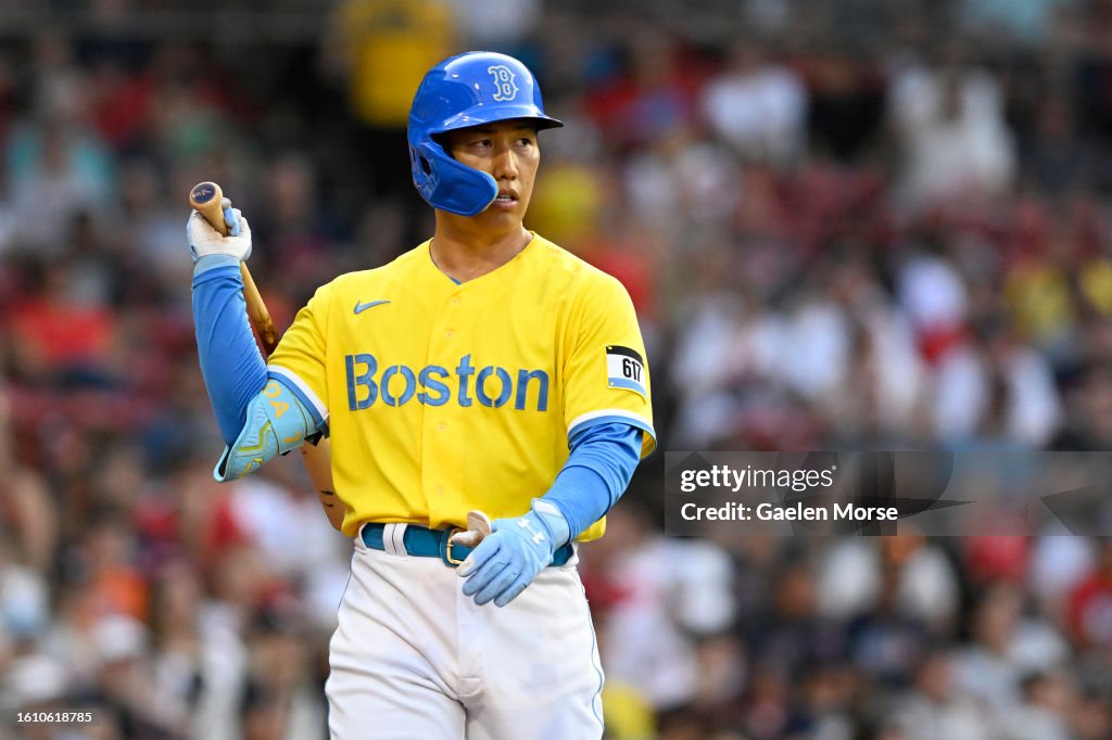 red sox in yellow uniform