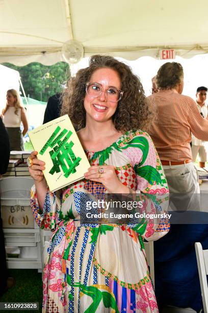 Alice Carriere attends Authors Night 2023 with East Hampton Library on August 12, 2023 in East Hampton, New York.
