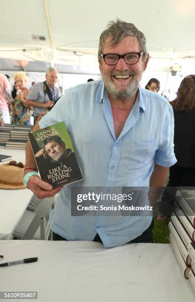 Jann Wenner attends the East Hampton Library's Author's Night 2023 at Herrick Park on August 12, 2023 in East Hampton, New York.
