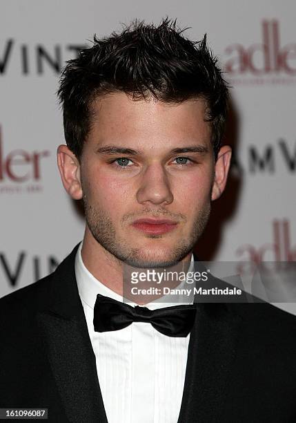 Jeremy Irvine attends the WilliamVintage Dinner Sponsored By Adler at St Pancras Renaissance Hotel on February 8, 2013 in London, England.