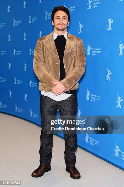 Actor James Franco attends the 'Lovelace' Photocall during the 63rd Berlinale International Film Festival at Grand Hyatt Hotel on February 9, 2013 in...