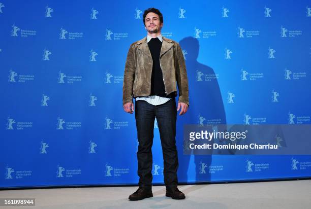 Actor James Franco attends the 'Lovelace' Photocall during the 63rd Berlinale International Film Festival at Grand Hyatt Hotel on February 9, 2013 in...