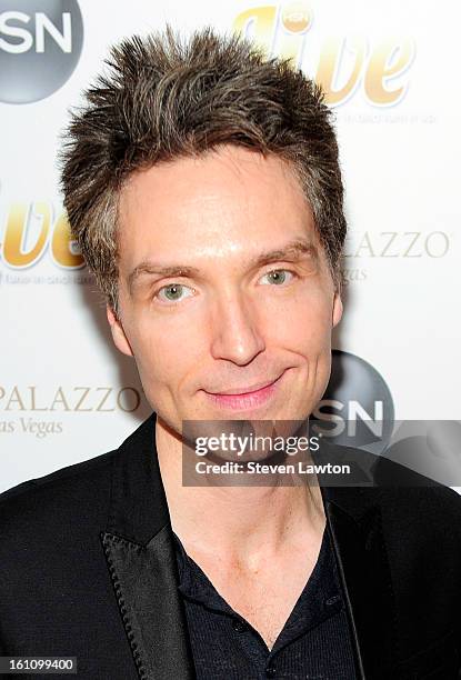 Singer Richard Marx arrives at the HSN Live Michael Bolton concert at The Venetian Resort Hotel Casino on February 8, 2013 in Las Vegas, Nevada.