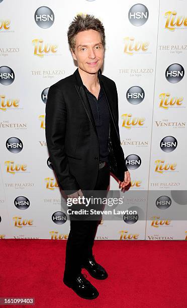 Singer Richard Marx arrives at the HSN Live Michael Bolton concert at The Venetian Resort Hotel Casino on February 8, 2013 in Las Vegas, Nevada.