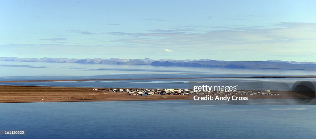 Point Hope Alask HOPE, ALASKA--JULY 25TH 2010--Point Hope Alaska, population of 800 ...