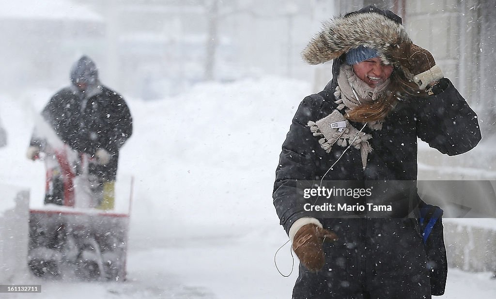 Massive Blizzard Hits New England