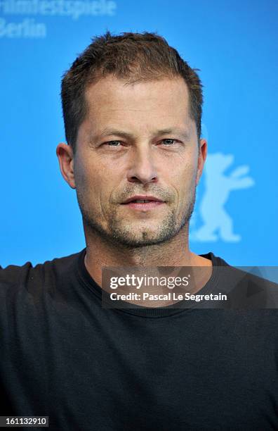 Til Schweiger attends the 'The Neccessary Death of Charlie Countryman' Photocall during the 63rd Berlinale International Film Festival at Grand Hyatt...