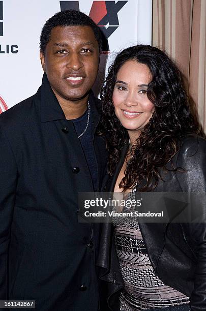 Singer Kenneth Brian "Babyface" Edmonds and guest attend VIBE Magazine's 20th anniversary celebration with inaugural impact awards - Arrivals at...