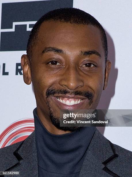 Actor Darris Love attends VIBE Magazine's 20th anniversary celebration with inaugural impact awards - Arrivals at Sunset Tower on February 8, 2013 in...