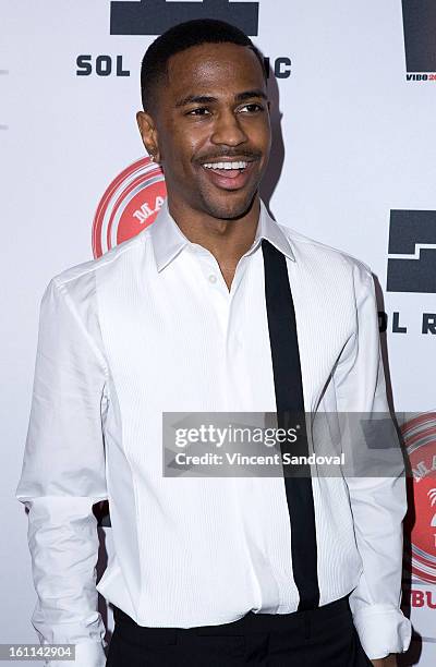 Rapper Big Sean attends VIBE Magazine's 20th anniversary celebration with inaugural impact awards - Arrivals at Sunset Tower on February 8, 2013 in...