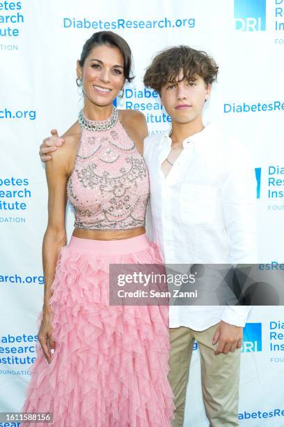 Patricia Silverstein and Julian Silverstein attend the Diabetes Research Institute Foundation Hamptons Garden Gala at Private Residence on August 12,...