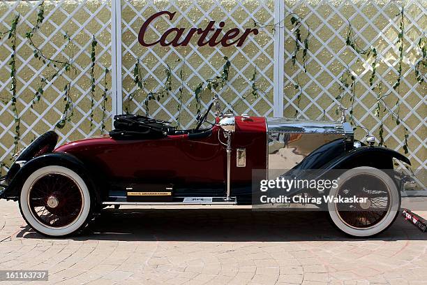 Rolls Royce during Cartier 'Travel With Style' Concours 2013 Opening at Taj Lands End on February 9, 2013 in Mumbai, India.