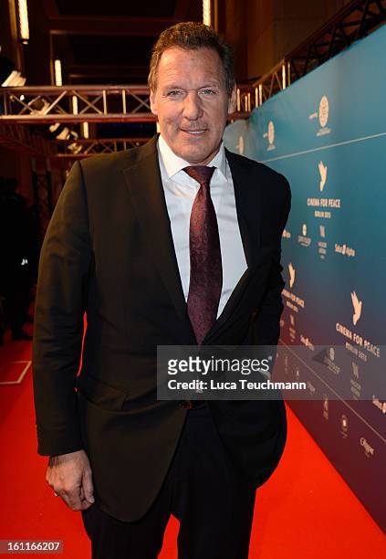 Ralf Moeller attends the Cinema For Peace Gala 2013 during the 63rd Berlinale International Film Festival at the Waldorf Astoria Hotel on February 9,...
