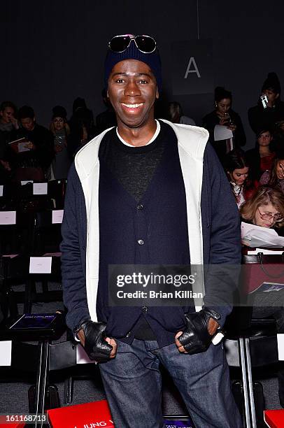 Alexander attends Son Jung Wan during Fall 2013 Mercedes-Benz Fashion Week at The Studio at Lincoln Center on February 9, 2013 in New York City.