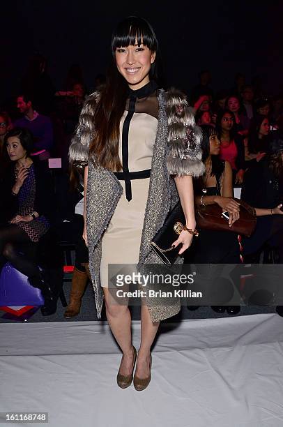 Singer Baiyu attends Son Jung Wan during Fall 2013 Mercedes-Benz Fashion Week at The Studio at Lincoln Center on February 9, 2013 in New York City.