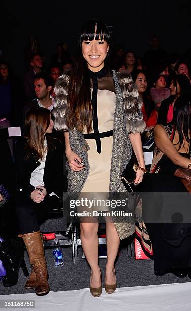 Singer Baiyu attends Son Jung Wan during Fall 2013 Mercedes-Benz Fashion Week at The Studio at Lincoln Center on February 9, 2013 in New York City.