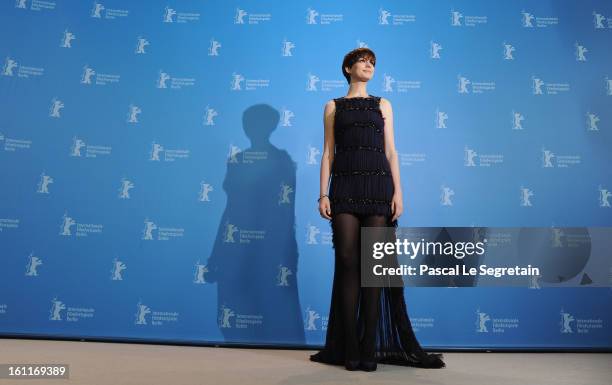 Anne Hathaway attends the 'Les Miserables' Photocall during the 63rd Berlinale International Film Festival at Grand Hyatt Hotel on February 9, 2013...