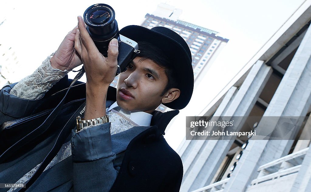 Street Style - Day 3 - Fall 2013 New York Fashion Week