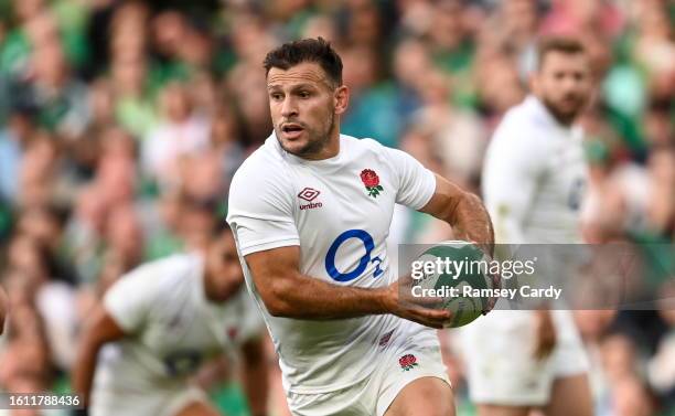 Dublin , Ireland - 19 August 2023; Danny Care of England during the Bank of Ireland Nations Series match between Ireland and England at Aviva Stadium...