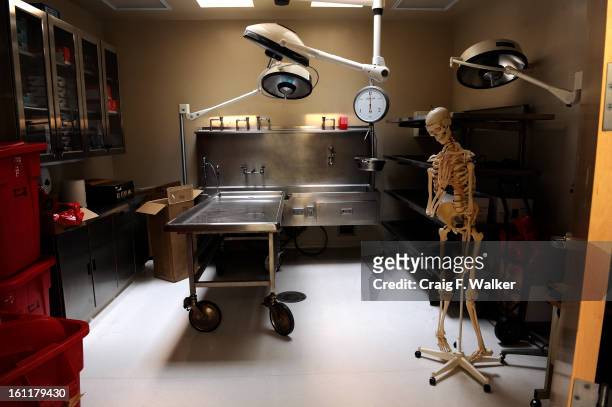 Special Autopsy Room at the Arapahoe County Coroners Office in Centennial, CO, Thursday August 11, 2011. Craig F. Walker, The Denver Post.