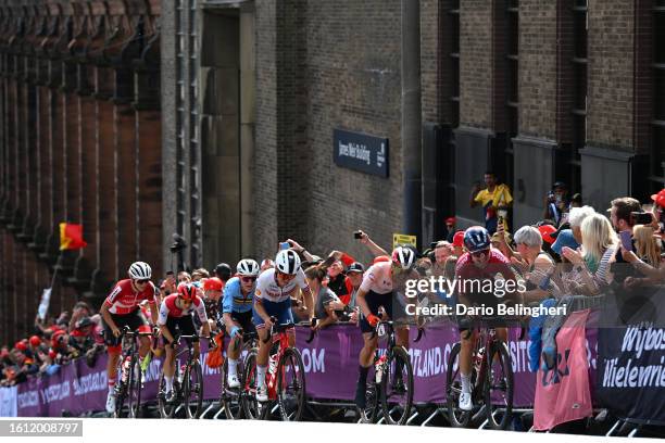 Christina Schweinberger of Austria, Marlen Reusser of Switzerland, Lotte Kopecky of Belgium, Elizabeth Deignan of The United Kingdo, Demi Vollering...