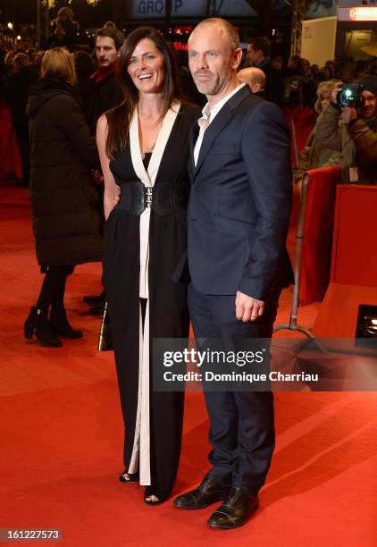 Director Fredrik Bond and partner attend 'The Necessary Death of Charlie Countryman' Premiere during the 63rd Berlinale International Film Festival...