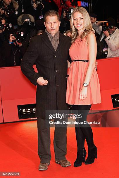 Til Schweiger and Svenja Holtmann attend the 'The Neccessary Death of Charlie Countryman' Premiere during the 63rd Berlinale International Film...