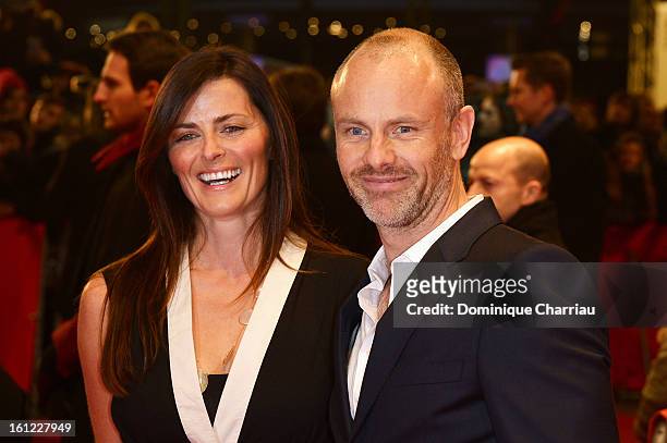 Director Fredrik Bond and partner attend 'The Necessary Death of Charlie Countryman' Premiere during the 63rd Berlinale International Film Festival...