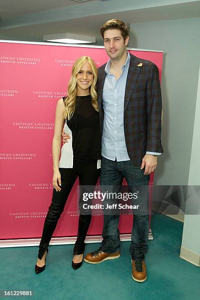 Kristin Cavallari and Jay Cutler attend Kristin Cavallari Celebrates The Launch Of Chinese Laundry By Kristin Cavallari on February 9, 2013 in...