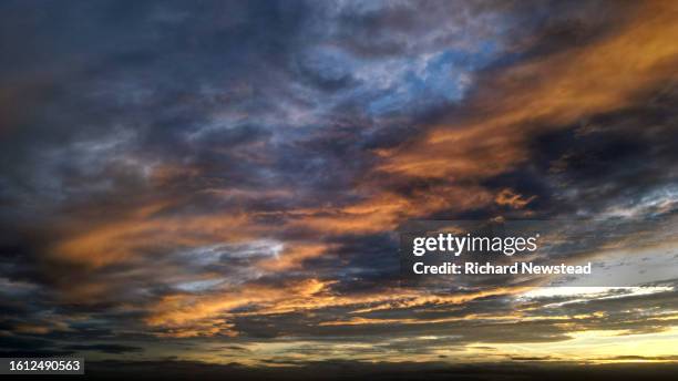 sunset - romantic sky stock pictures, royalty-free photos & images