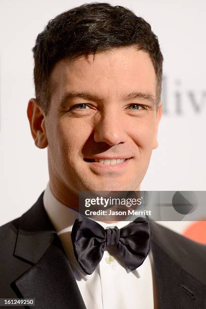 Singer JC Chasez arrives at Clive Davis & The Recording Academy's 2013 Pre-GRAMMY Gala and Salute to Industry Icons honoring Antonio "L.A." Reid at...
