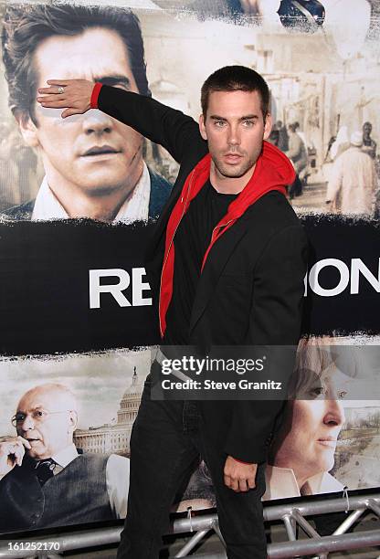 Actor Drew Fuller arrives to the premiere of "Rendition" at the Academy of Motion Pictures Arts and Sciences on October 10, 2007 in Los Angeles,...