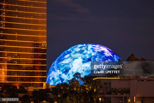 mgm sphere - mgm grand stock pictures, royalty-free photos & images