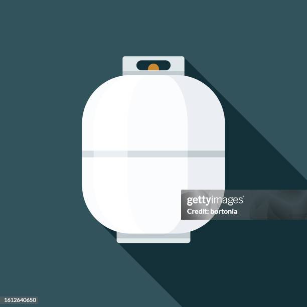 ilustrações, clipart, desenhos animados e ícones de ícone do tanque do propano - tanque de combustível parte de veículo