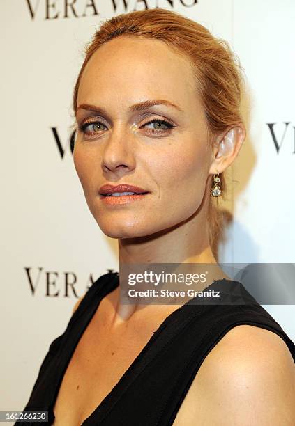 Amber Valletta attends the Vera Wang Store Launch at Vera Wang Store on March 2, 2010 in Los Angeles, California.
