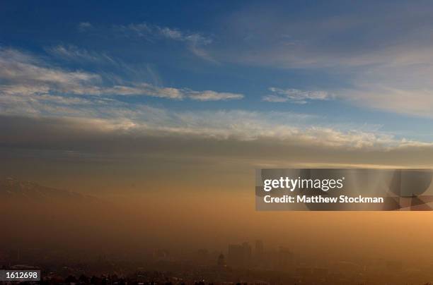 Slc Ut Inversion 74 Inversion Salt Lake City Stock Photos, High-Res Pictures, and Images ...