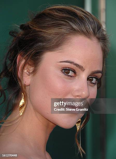 Actress Amanda Brooks arrives at the Elizabeth Taylor House of Taylor Jewelry Collection event at Geary's on November 10, 2007 in Beverly Hills,...