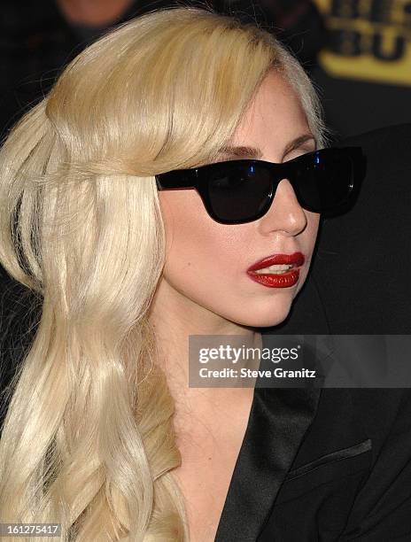 Lady Gaga appears at In-Store Appearance at Best Buy on November 23, 2009 in Los Angeles, California.