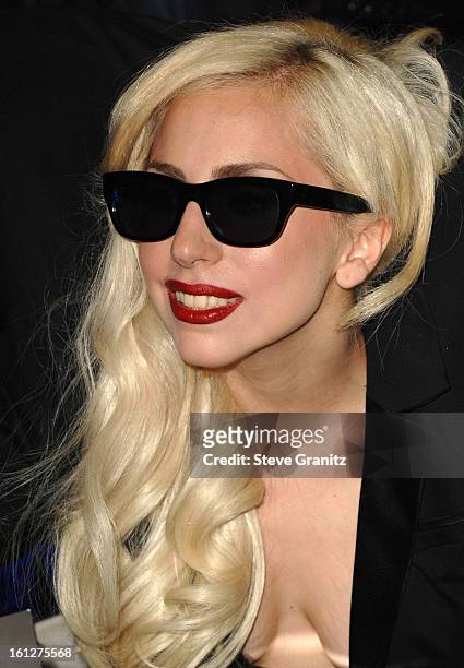 Lady Gaga appears at In-Store Appearance at Best Buy on November 23, 2009 in Los Angeles, California.