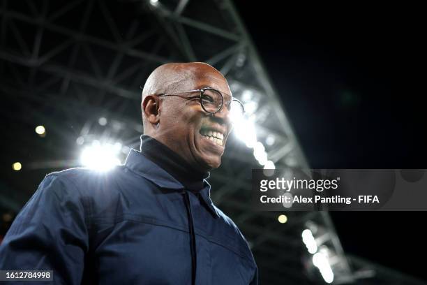 Ian Wright during the FIFA Women's World Cup Australia & New Zealand 2023 Quarter Final match between England and Colombia at Stadium Australia on...